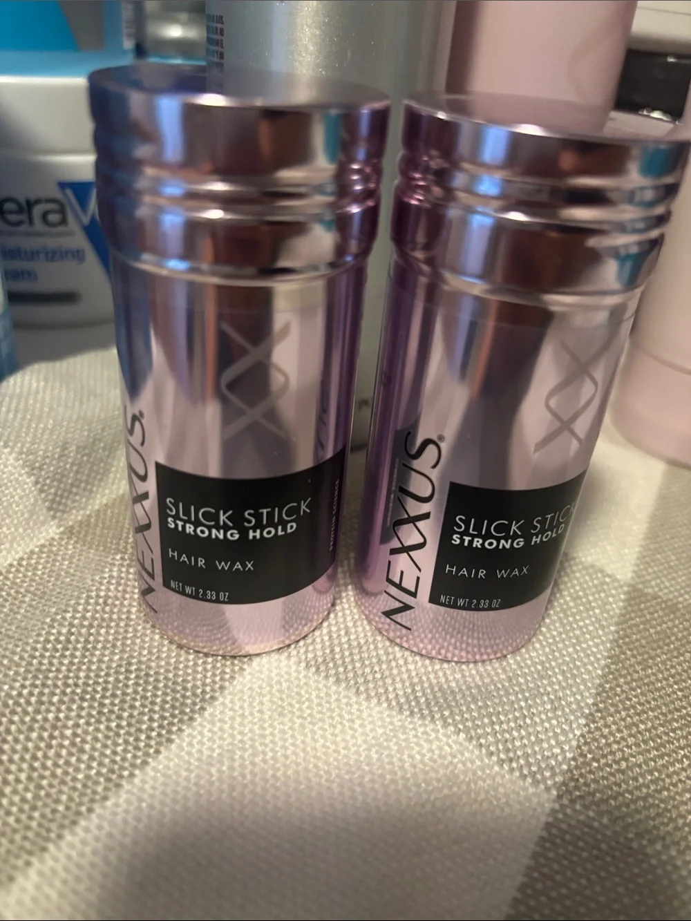 Nexxus Slick Stick Strong Hold Hair Wax - Pink Metallic Duo